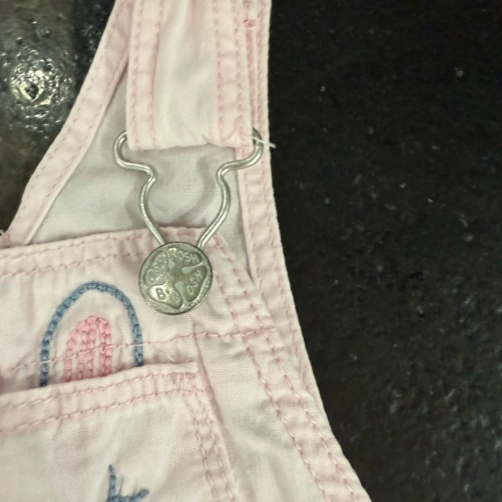 OshKosh B’gosh Baby Girls Size 4T Overall Skirt – Bunny Face/Tail Glitter Tutu